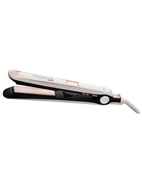 Rowenta SF7420 messa in piega Piastra per capelli Caldo Nero, Rosa, Bianco