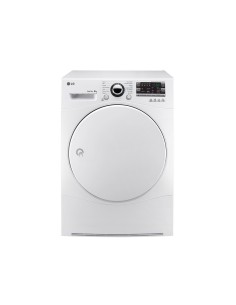 LG RC8055AH6M asciugatrice Libera installazione Caricamento frontale 8 kg A++ Bianco