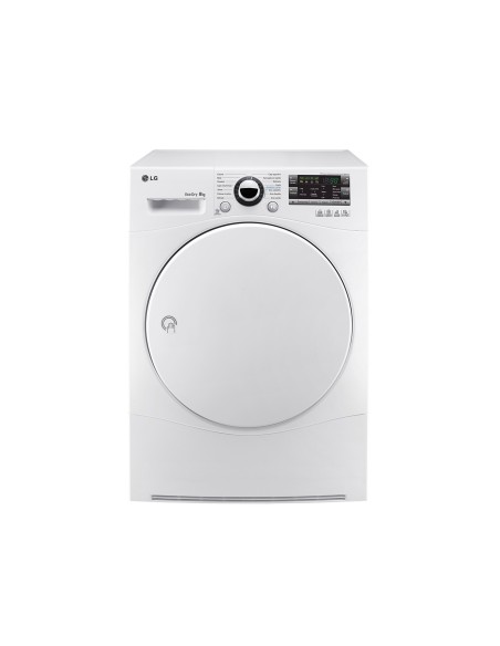 LG RC8055AH6M asciugatrice Libera installazione Caricamento frontale 8 kg A++ Bianco