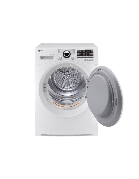 LG RC8055AH6M asciugatrice Libera installazione Caricamento frontale 8 kg A++ Bianco