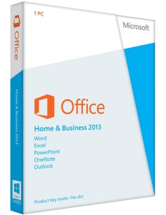 Microsoft Office Home and Business 2013 1 licenza e Inglese