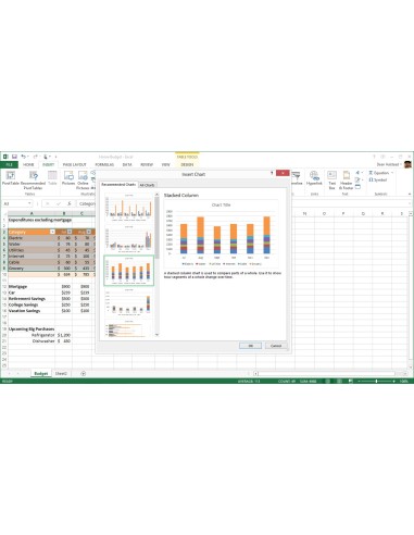 Microsoft Office Home and Business 2013 1 licenza e Inglese