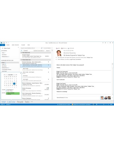 Microsoft Office Home and Business 2013 1 licenza e Inglese