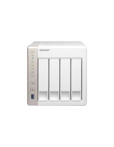 QNAP TS-451-4G server NAS e di archiviazione Tower Collegamento ethernet LAN Grigio, Argento
