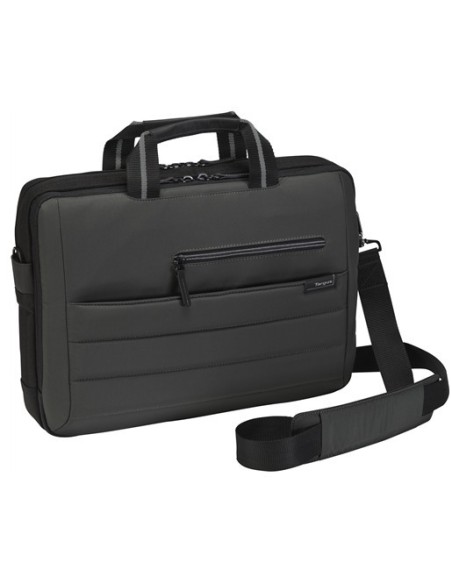 Targus Borsa per portatile grigia - Borsa Pewter grigia con chiusura superiore per portatile da 15,6"