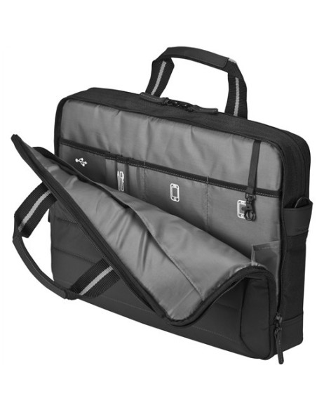 Targus Borsa per portatile grigia - Borsa Pewter grigia con chiusura superiore per portatile da 15,6"