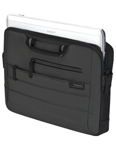 Targus Borsa per portatile grigia - Borsa Pewter grigia con chiusura superiore per portatile da 15,6"