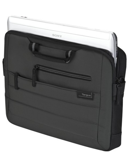 Targus Borsa per portatile grigia - Borsa Pewter grigia con chiusura superiore per portatile da 15,6"