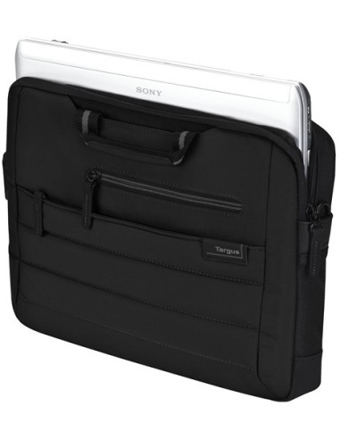 Targus Borsa per portatile grigia - Borsa Pewter grigia con chiusura superiore per portatile da 15,6"