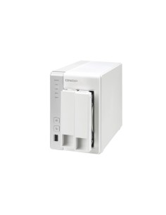 QNAP TS-220 server NAS e di archiviazione Tower Collegamento ethernet LAN Bianco