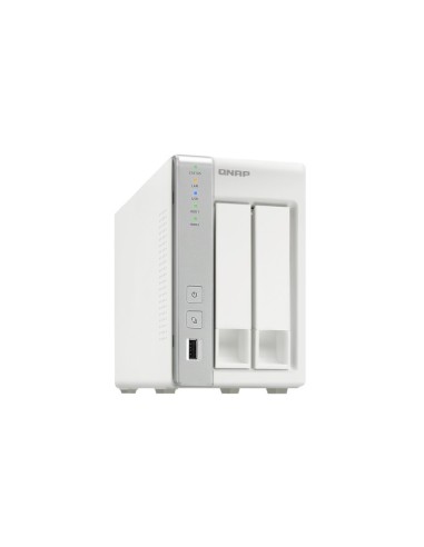 QNAP TS-220 server NAS e di archiviazione Tower Collegamento ethernet LAN Bianco