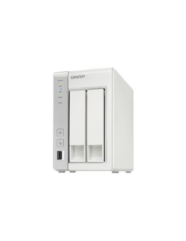QNAP TS-220 server NAS e di archiviazione Tower Collegamento ethernet LAN Bianco