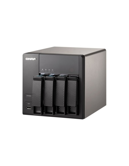 QNAP TS-420 server NAS e di archiviazione Tower Collegamento ethernet LAN Nero