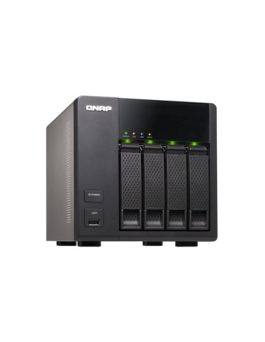 QNAP TS-420 server NAS e di archiviazione Tower Collegamento ethernet LAN Nero