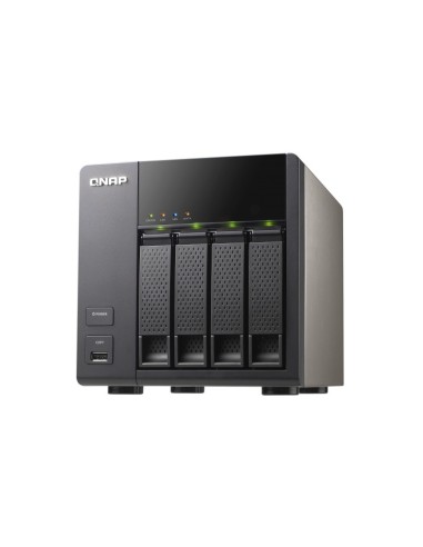 QNAP TS-420 server NAS e di archiviazione Tower Collegamento ethernet LAN Nero