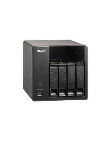 QNAP TS-420 server NAS e di archiviazione Tower Collegamento ethernet LAN Nero