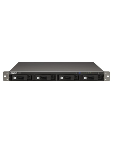 QNAP TS-420U server NAS e di archiviazione Rack (1U) Collegamento ethernet LAN Nero