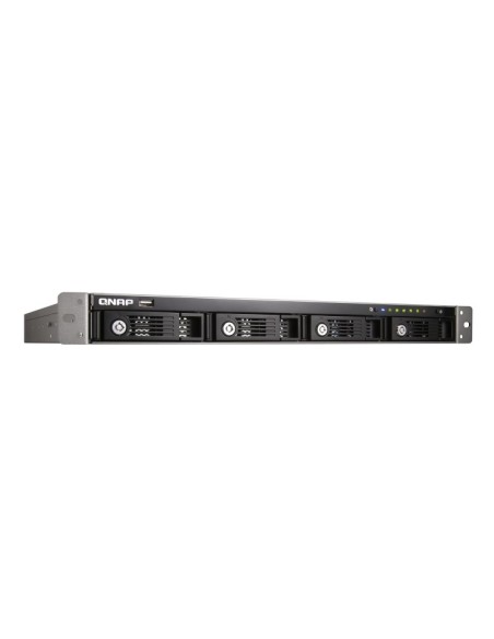 QNAP TS-420U server NAS e di archiviazione Rack (1U) Collegamento ethernet LAN Nero
