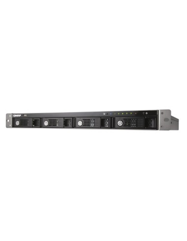 QNAP TS-420U server NAS e di archiviazione Rack (1U) Collegamento ethernet LAN Nero