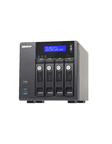 QNAP TS-453 Pro NAS Tower Collegamento ethernet LAN Nero