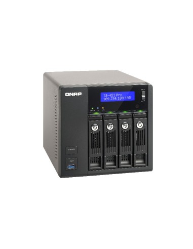 QNAP TS-453 Pro NAS Tower Collegamento ethernet LAN Nero