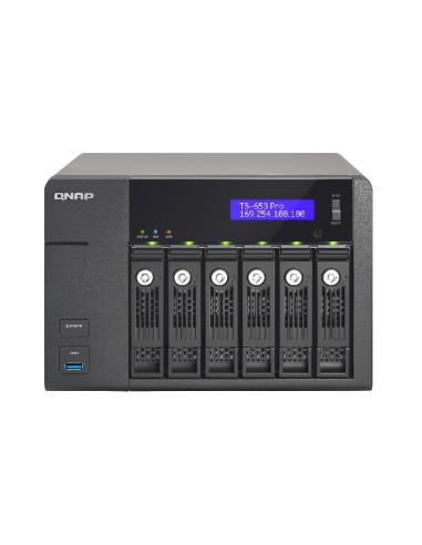 QNAP TS-653 Pro NAS Tower Collegamento ethernet LAN Nero