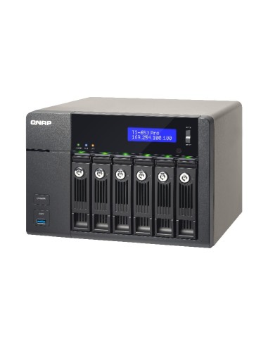 QNAP TS-653 Pro NAS Tower Collegamento ethernet LAN Nero