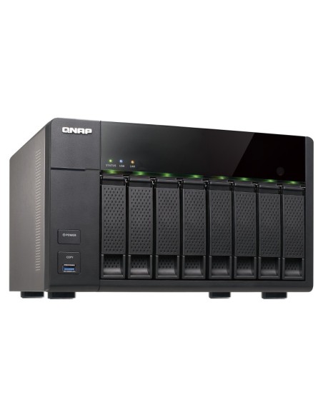 QNAP TS-851 server NAS e di archiviazione Tower Collegamento ethernet LAN Nero