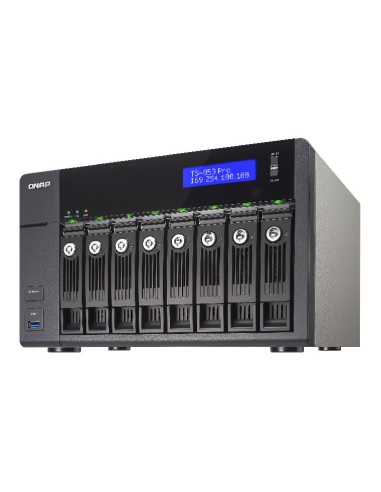 QNAP TS-853 Pro NAS Tower Collegamento ethernet LAN Nero