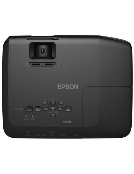 Epson EB-W03 videoproiettore Proiettore a raggio standard 2700 ANSI lumen 3LCD WXGA (1280x800) Nero
