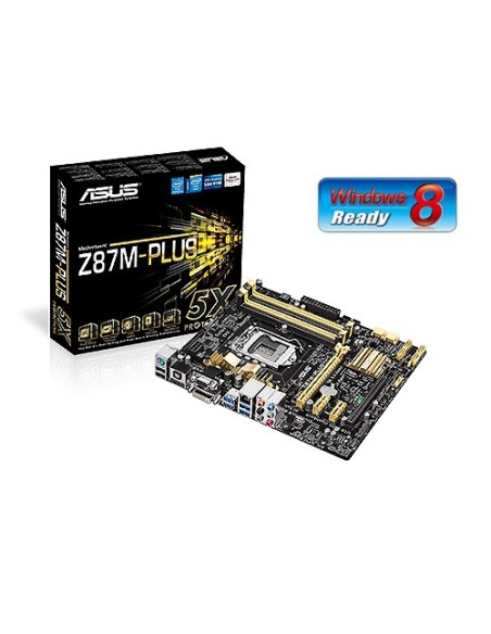 ASUS Z87M-PLUS Intel® Z87 LGA 1150 (Presa H3) micro ATX