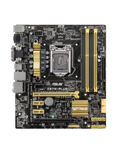ASUS Z87M-PLUS Intel® Z87 LGA 1150 (Presa H3) micro ATX