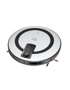 LG Hom-Bot aspirapolvere robot 0,4 L Sacchetto per la polvere Nero, Bianco
