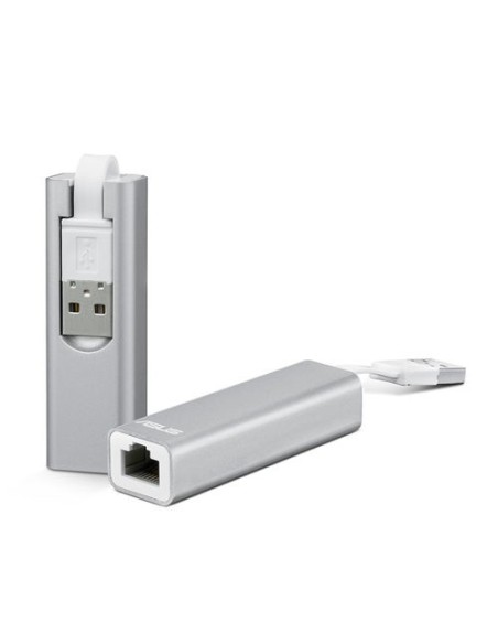 ASUS WL-330NUL router wireless Fast Ethernet Argento