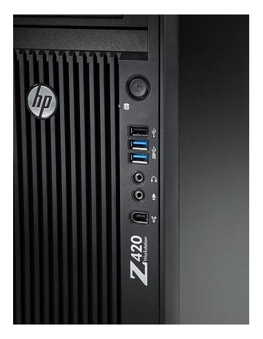 HP Z420 Workstation DDR3-SDRAM E5-1620V2 Mini Tower Famiglia Intel® Xeon® E5 8 GB 256 GB SSD Windows 7 Professional Stazione di