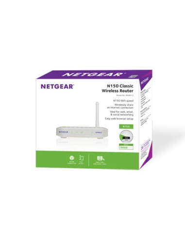 NETGEAR WNR612 router wireless Fast Ethernet Bianco