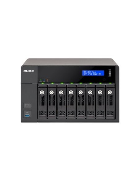 QNAP TS-853 Pro NAS Tower Collegamento ethernet LAN Nero