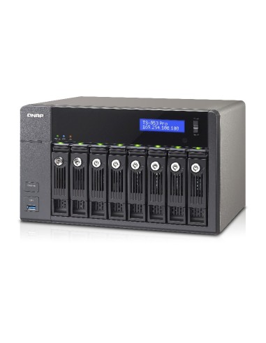 QNAP TS-853 Pro NAS Tower Collegamento ethernet LAN Nero