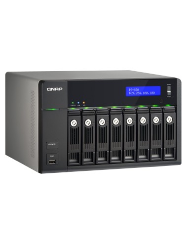 QNAP TS-870 server NAS e di archiviazione Tower Collegamento ethernet LAN Nero