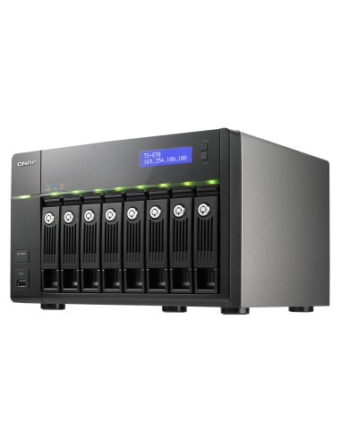QNAP TS-870 server NAS e di archiviazione Tower Collegamento ethernet LAN Nero