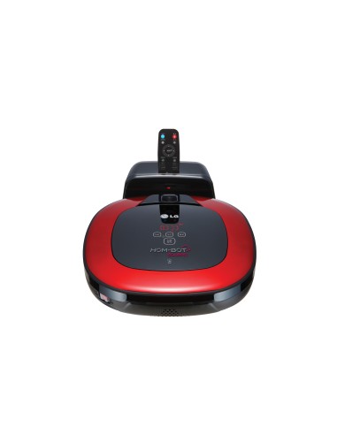 LG VR6260LV aspirapolvere robot Senza sacchetto Nero, Rosso