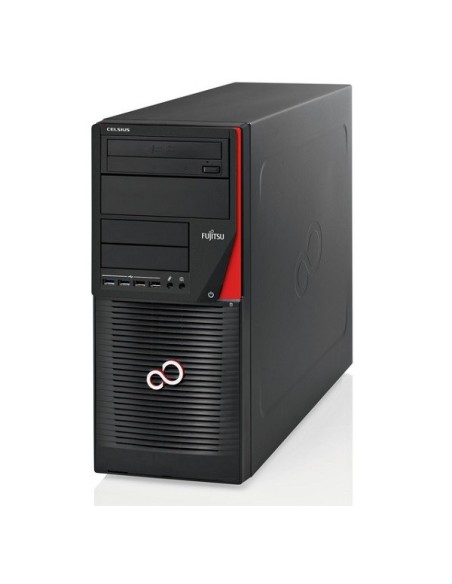 Fujitsu CELSIUS W530 DDR3-SDRAM E3-1270V3 Desktop Famiglia Intel® Xeon® E3 v3 8 GB 1128 GB HDD+SSD Windows 7 Professional