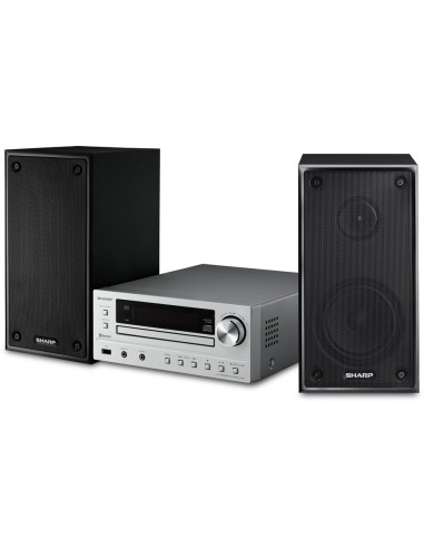 Sharp XL-HF102BHS set audio da casa 50 W Nero, Argento