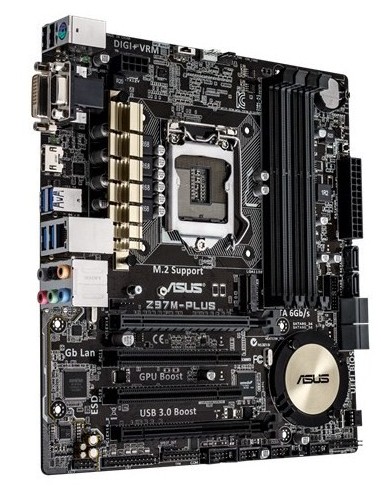 ASUS Z97M-PLUS scheda madre Intel® Z97 LGA 1150 (Presa H3) micro ATX