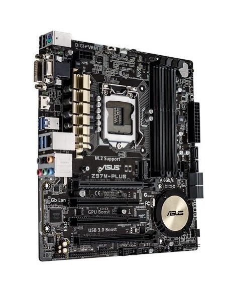 ASUS Z97M-PLUS scheda madre Intel® Z97 LGA 1150 (Presa H3) micro ATX