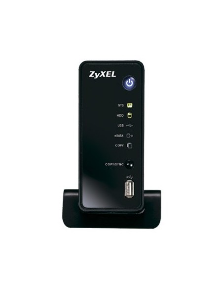 Zyxel NSA310 + 1TB Collegamento ethernet LAN Nero