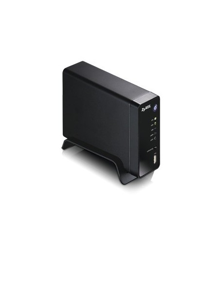 Zyxel NSA310 + 1TB Collegamento ethernet LAN Nero