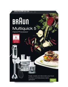Braun MR 550 BUFFET 1,5 L Frullatore ad immersione 600 W Grigio, Bianco 2