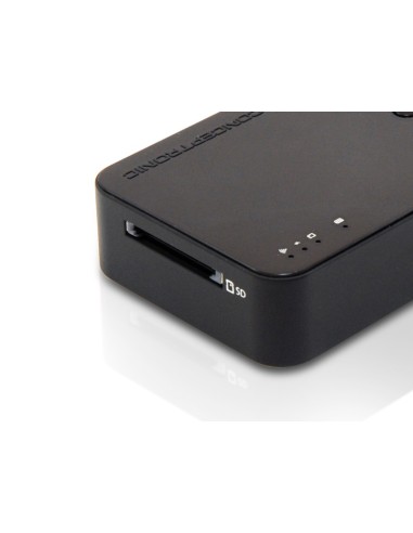 Conceptronic StreamVault Lettore di schede wireless con Power Bank