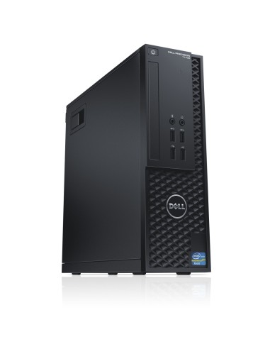 DELL Precision T1700 DDR3-SDRAM E3-1240V3 Mini Tower Famiglia Intel® Xeon® E3 v3 8 GB 500 GB HDD Windows 7 Professional PC Nero